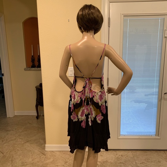 Free People M Black & dark coral - Picture 2 of 8